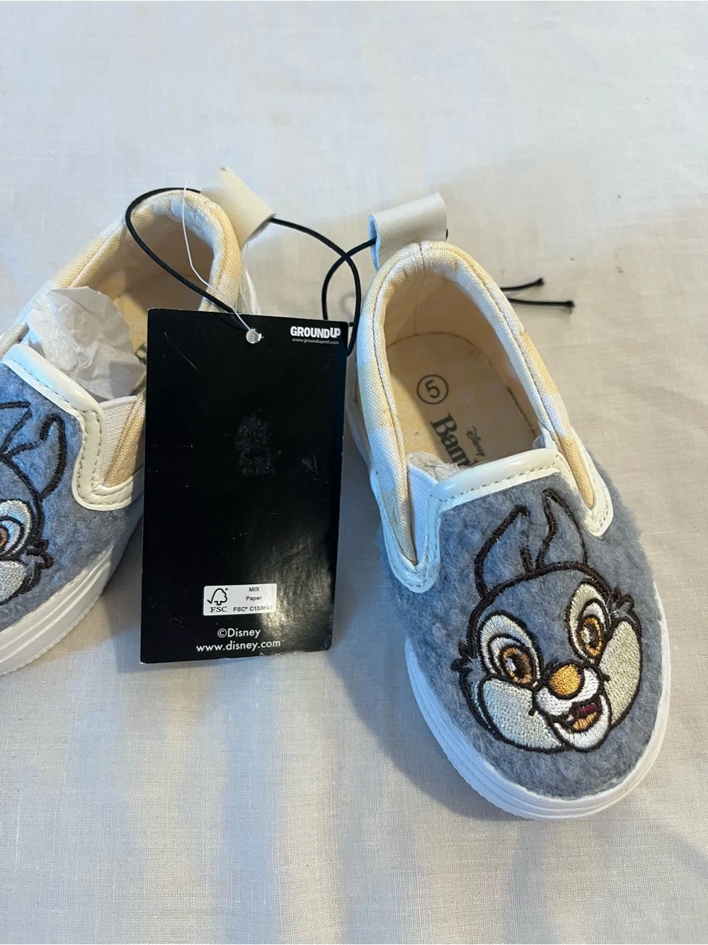 Disney Bambi Toddler Baby Thumper Sneakers Size 5C